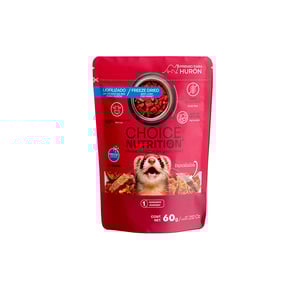 Choice Nutrition Premios de Hígado de Res Liofilizado para Hurón, 60 g Choice Nutrition Premios de Hígado de Res Liofilizado para Hurón, 60 g