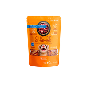 Choice Nutrition Premios de Pechuga de Pollo Liofilizado para Hurón, 60 g Choice Nutrition Premios de Pechuga de Pollo Liofilizado para Hurón, 60 g
