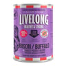 Livelong Healthy & Strong Alimento Natural Húmedo para Perro Todas las Edades Receta Bisonte, 354 g Livelong Healthy & Strong Alimento Natural Húmedo para Perro Todas las Edades Receta Bisonte, 354 g