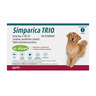 Simparica Trio Masticable Desparasitante Externo e Interno para Perro, 20-40 kg Simparica Trio Masticable Desparasitante Externo e Interno para Perro, 20-40 kg