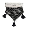 B&Kolor Bandana Artesanal Diseño Hexágonos Color Negro para Perro, Grande B&Kolor Bandana Artesanal Diseño Hexágonos Color Negro para Perro, Grande