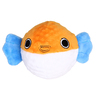 Latipaw Under The Water Pelota Recubierta de Tela Diseño de Pez Globo Naranja para Perro, Mediano Latipaw Under The Water Pelota Recubierta de Tela Diseño de Pez Globo Naranja para Perro, Mediano