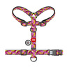 Waudog Nylon Arnés Rosa de Ajuste Romano Diseño Bananas para Perro, Chico Waudog Nylon Arnés Rosa de Ajuste Romano Diseño Bananas para Perro, Chico
