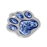 Hillman Group Placa de Identificación Huellita Diseño Canica Azul para Perro, Grande Hillman Group Placa de Identificación Huellita Diseño Canica Azul para Perro, Grande