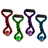 Multipet Nuts for Knots Cuerda Trenzada con Pelota y Asa de Plástico para Perro, X-Grande Multipet Nuts for Knots Cuerda Trenzada con Pelota y Asa de Plástico para Perro, X-Grande
