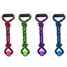 Multipet Nuts for Knots Doble Cuerda Trenzada con Pelota y Asa de Plástico para Perro, XX-Grande Multipet Nuts for Knots Doble Cuerda Trenzada con Pelota y Asa de Plástico para Perro, XX-Grande