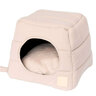 Fuzzyard Life Cama Tipo Cueva Diseño Colapsable Color Beige para Gato, Unitalla Fuzzyard Life Cama Tipo Cueva Diseño Colapsable Color Beige para Gato, Unitalla