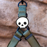Jiby Charm para Personalizar Arnés Collar o Correa Diseño Calaverita Rockera, 1 Pieza Jiby Charm para Personalizar Arnés Collar o Correa Diseño Calaverita Rockera, 1 Pieza