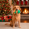 FuzzYard Holiday Galleta de Jengibre con Bufanda de Peluche para Perro, Grande FuzzYard Holiday Galleta de Jengibre con Bufanda de Peluche para Perro, Grande