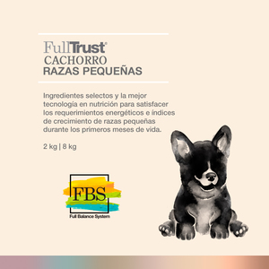 FullTrust Alimento para Perro Cachorro Raza Pequeña Receta Pollo y Res, 8 kg