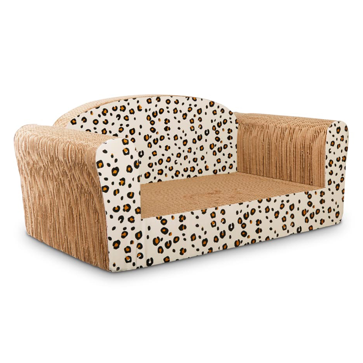 Rascador-sofá con forma de gato (Madera y cartón) – Planeta Bimbas