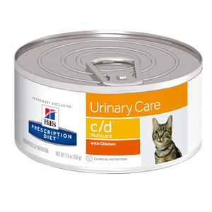 Hill's Prescription Diet c/d  Alimento Húmedo Cuidado Urinario para Gato Adulto, 155 g