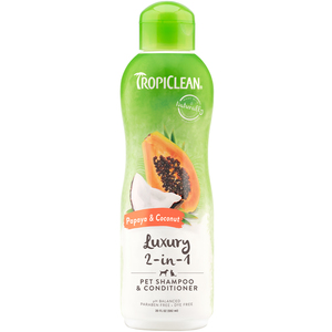 Tropiclean Shampoo y Acondicionador con Aroma de Papaya para Perro y Gato
