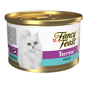 Fancy Feast Terrine Alimento Húmedo para Gato Receta de Pavo, 85 g
