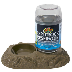 Zoo Med Repti Rock Reservoir Bebedero de Gravedad para Reptil, 650 ml