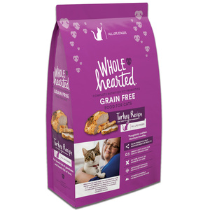 WholeHearted Libre de Granos Alimento Natural para Gato Todas las Edades Receta Pavo, 2.2 kg