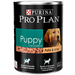 Pro Plan Alimento Húmedo para Cachorro Todas las Razas Receta Pollo y Arroz, 368.5 g