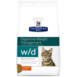 Hill's Prescription Diet w/d Alimento Seco Control de Peso/Diabetes para Gato Adulto, 3.9 kg