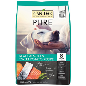 Canidae Pure Alimento Natural sin Granos para Perro Adulto Receta Salmón y Camote, 10.8 kg