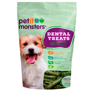 Petit Monsters Premio Super Dental Treats Mediano, 170 g