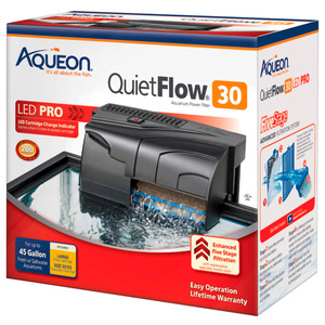 Aqueon QuietFlow 30 Filtro para Acuario, 113 L