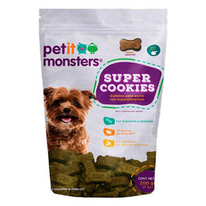 Petit Monsters Premio Super Cookies para Perro Razas Pequeñas, 200 g