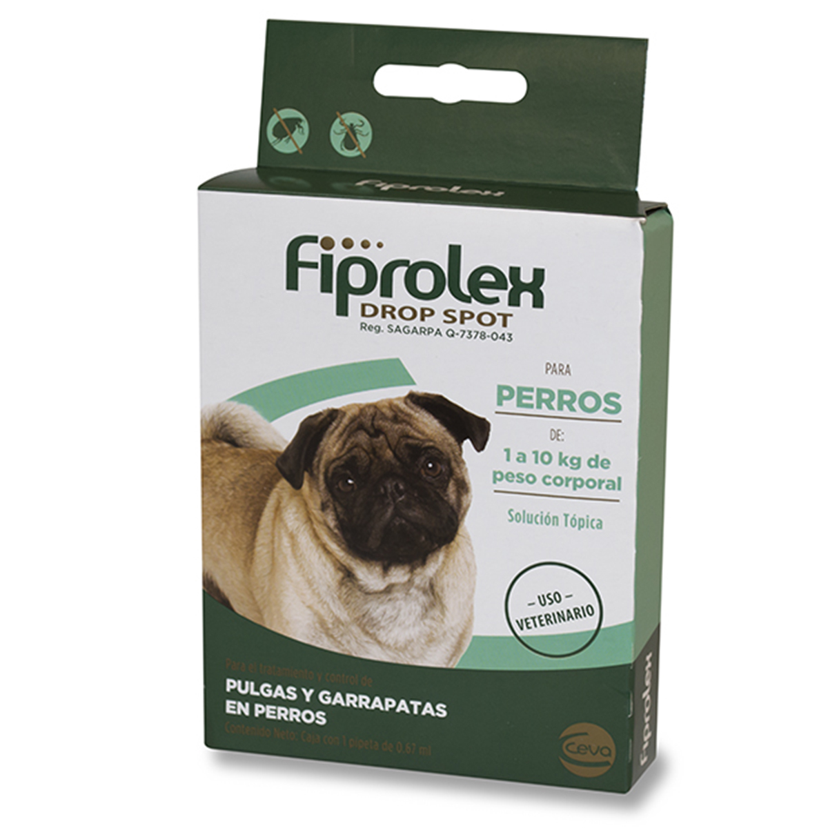Por exterior Portavoz Fiprolex Pipeta Antipulgas para Perro, 1 a 10 kg | Ceva | MARCAS | Petco  Mexico